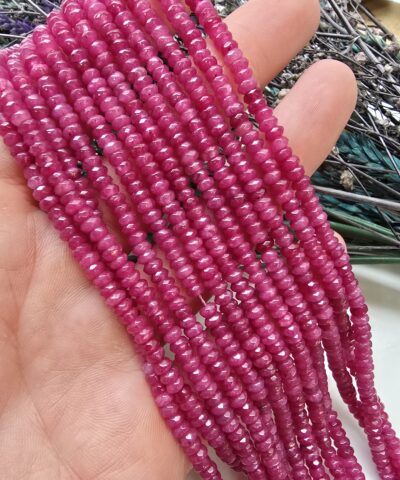 4x2 Mm Yakut Renkli Rondela Ceyt Tasi