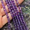 5 Mm Faset Kesimli Amorf Ametist Tasi