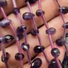 6 Mm Premium Faset Damla Ametist Tasi 4