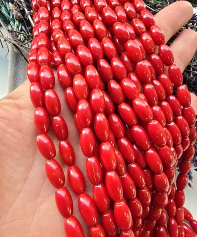 7x12 Mm Arpa Mercan Dogal Tasi