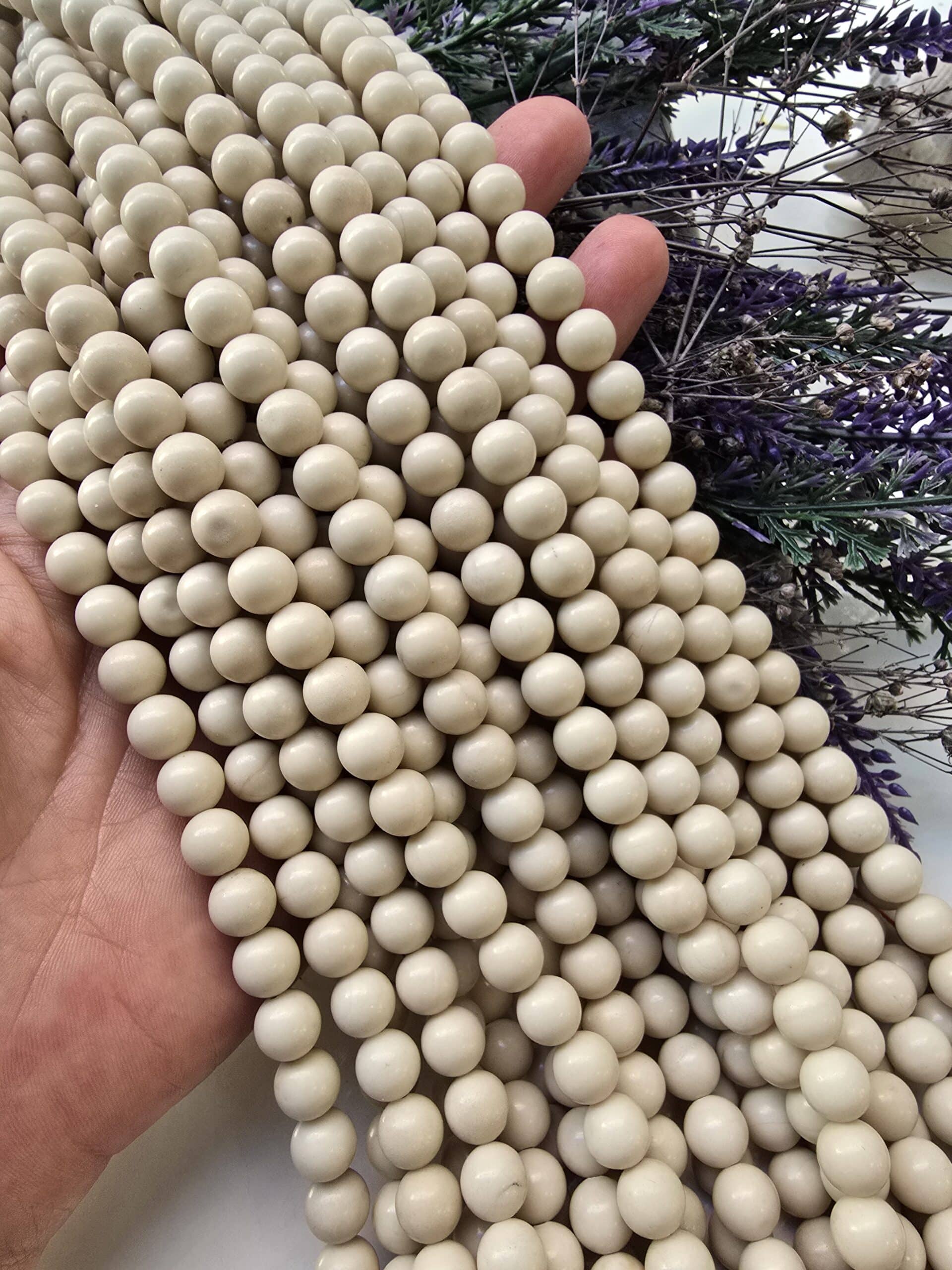 8 Mm Beyaz Jasper Tasi