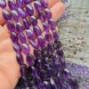 8x10 Mm Oval Ametist Dogal Tas Dizi 2