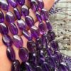 8x10 Mm Oval Ametist Dogal Tas Dizi 3