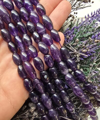 8x12 Mm Arpa Ametist Tasi