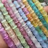 8x13 MM Renkli Silindir Selenit Taşı