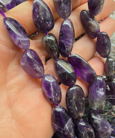 8x16 Amorf Ametist Dogal Tas Dizi 2