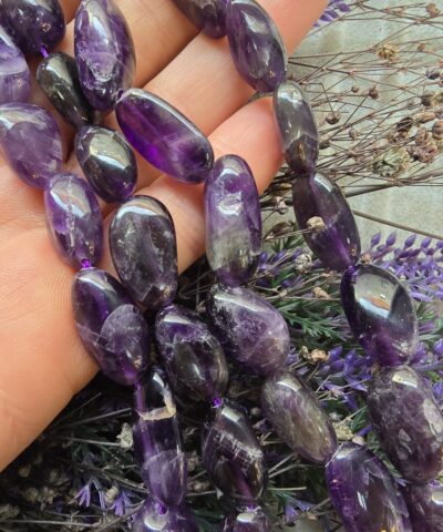 8x16 Amorf Ametist Dogal Tas Dizi 3