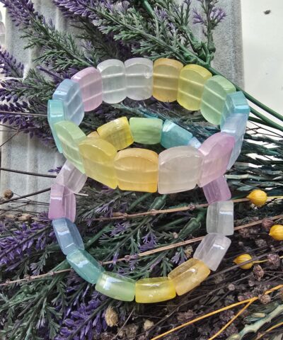 Bileklik Renkli Selenit Taşı