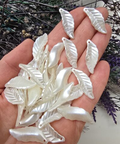 Yaprak Sedef Renkli Akrilik İnci Boncuk