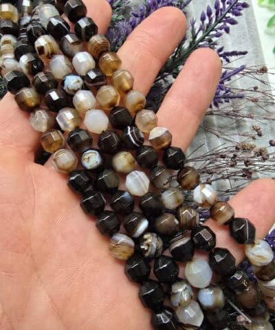 10 Mm Cokgen Kahve Akik Tasi