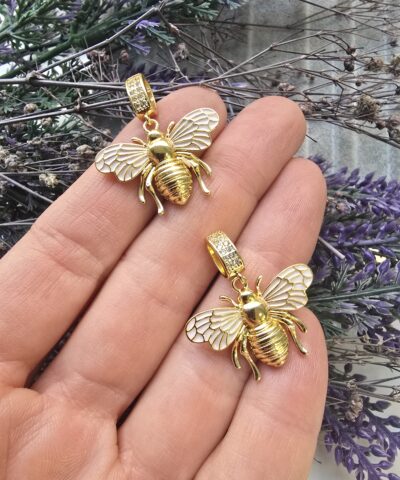 Arı Zirkon Taşlı Charm