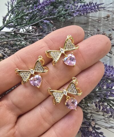 Fiyonk Zirkon Taşlı Charm