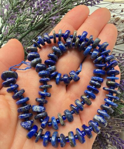 Disk Doğal Lapis Taşı