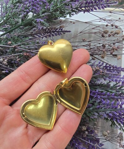 2.5 CM Açılır Kalp Kolye Ucu