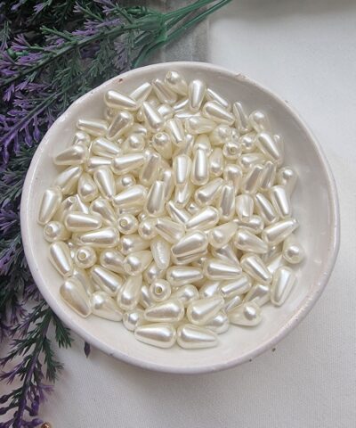 10x5 MM Damla Şekilli Plastik İnci