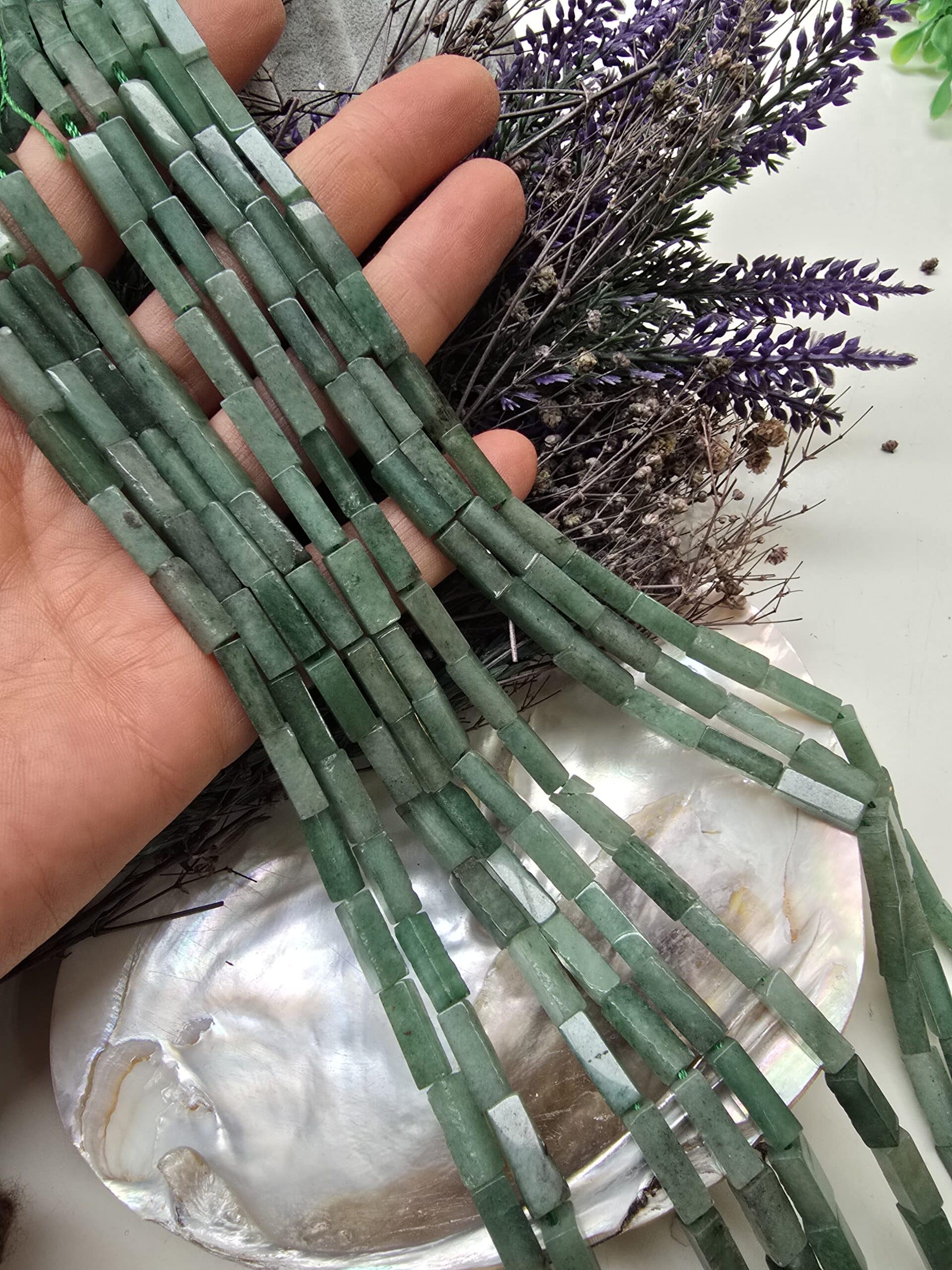 14x5 Mm Dikdortgen Aventurin Tasi