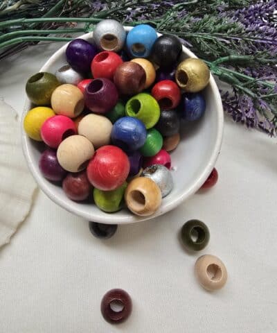 15 Mm Mix Kure Tahta Boncuk 2