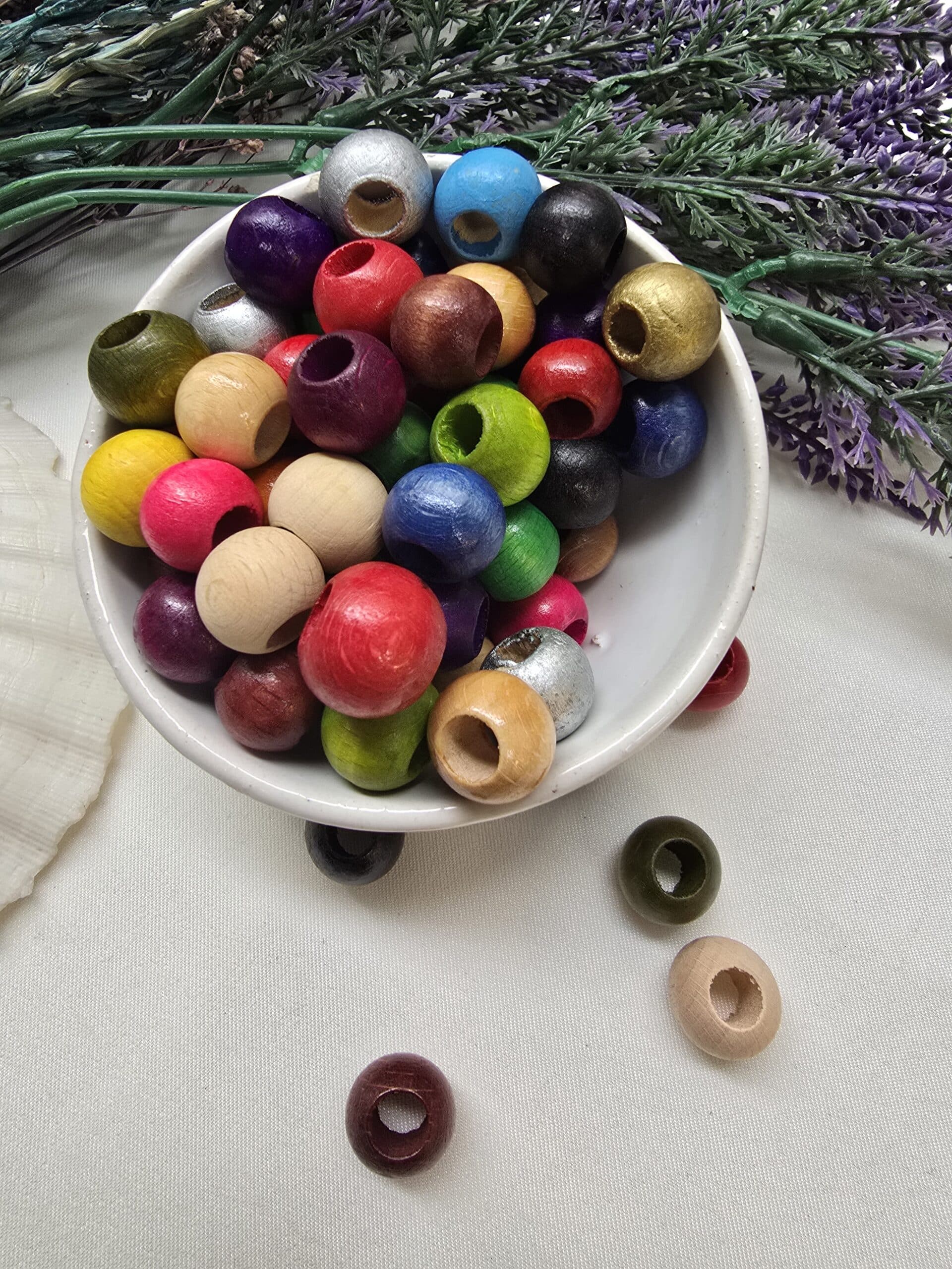 15 Mm Mix Kure Tahta Boncuk 2