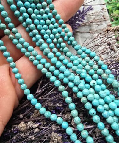 3 Mm Fasetli İran Turkuaz Tasi