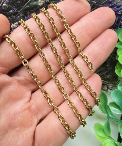 3 Mm İzli Halka Celik Zincir