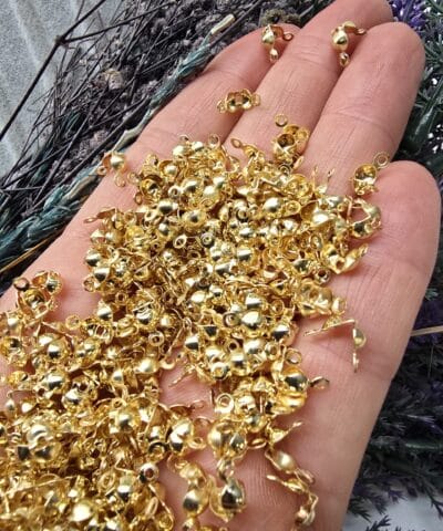 4 Mm Cift Kulp Midye Kapama Gold