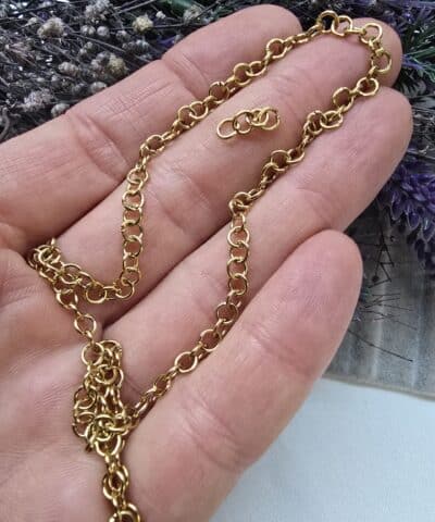 4x07 Mm Stainless Steel Gold Celik Halka 2