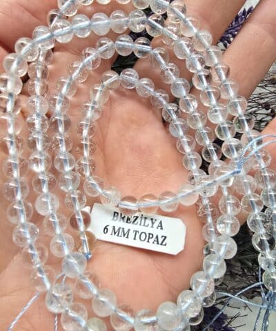 6 Mm Kure Brezilya Topaz Tasi 2