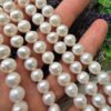 7 8 Mm Premium Oval Dogal Barok İnci 4