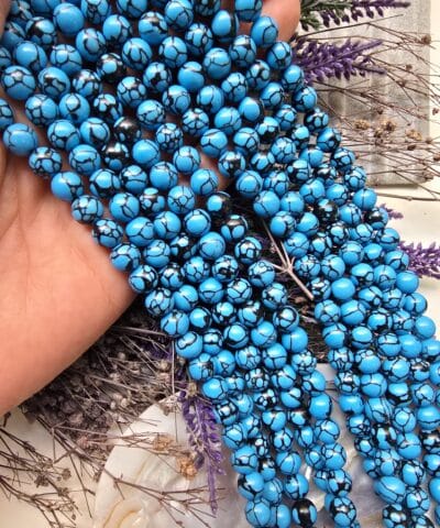 8 Mm Mavi Kure Turkuaz Tasi 2