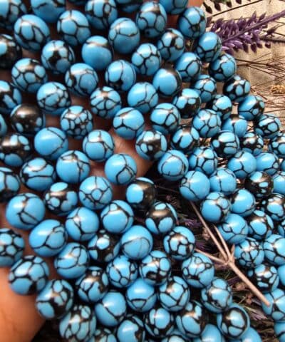 8 Mm Mavi Kure Turkuaz Tasi 3