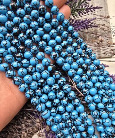 8 Mm Mavi Kure Turkuaz Tasi