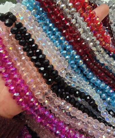 8 Mm Seffaf Cin Kristal Cam Boncuk Cesitleri