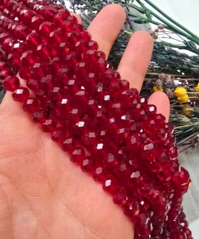 8 Mm Seffaf Cin Kristal Cam Boncuk Cesitleri 503