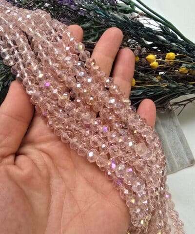 8 Mm Seffaf Cin Kristal Cam Boncuk Cesitleri 505