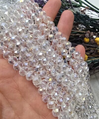 8 Mm Seffaf Cin Kristal Cam Boncuk Cesitleri 506