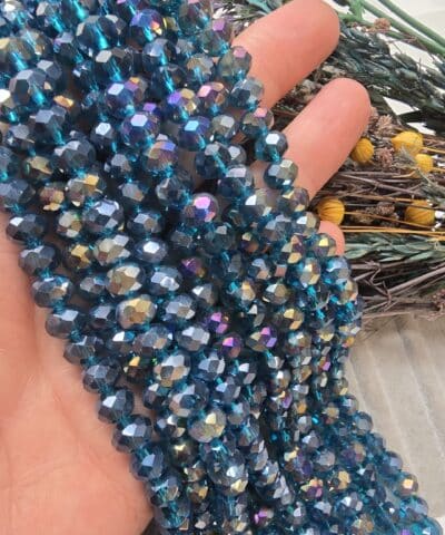 8 Mm Seffaf Cin Kristal Cam Boncuk Cesitleri 510