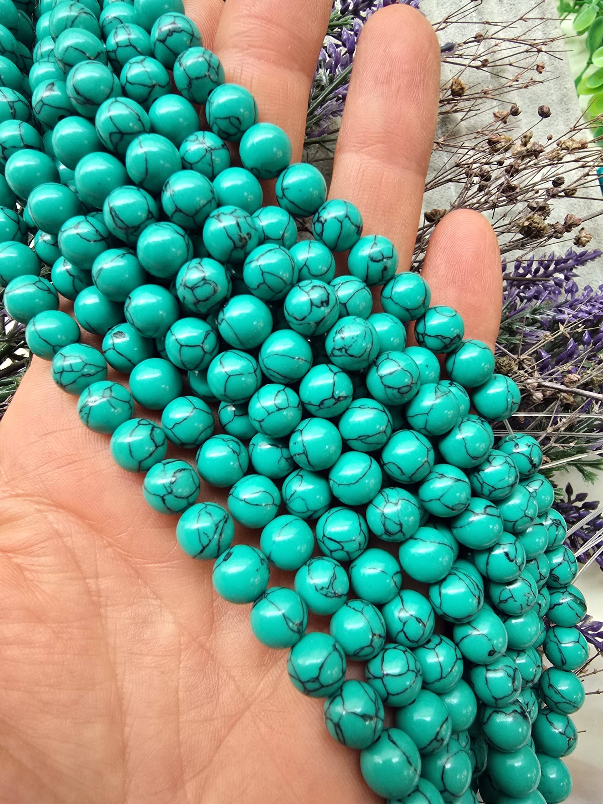 8 Mm Yesil Kure Turkuaz Tasi 2