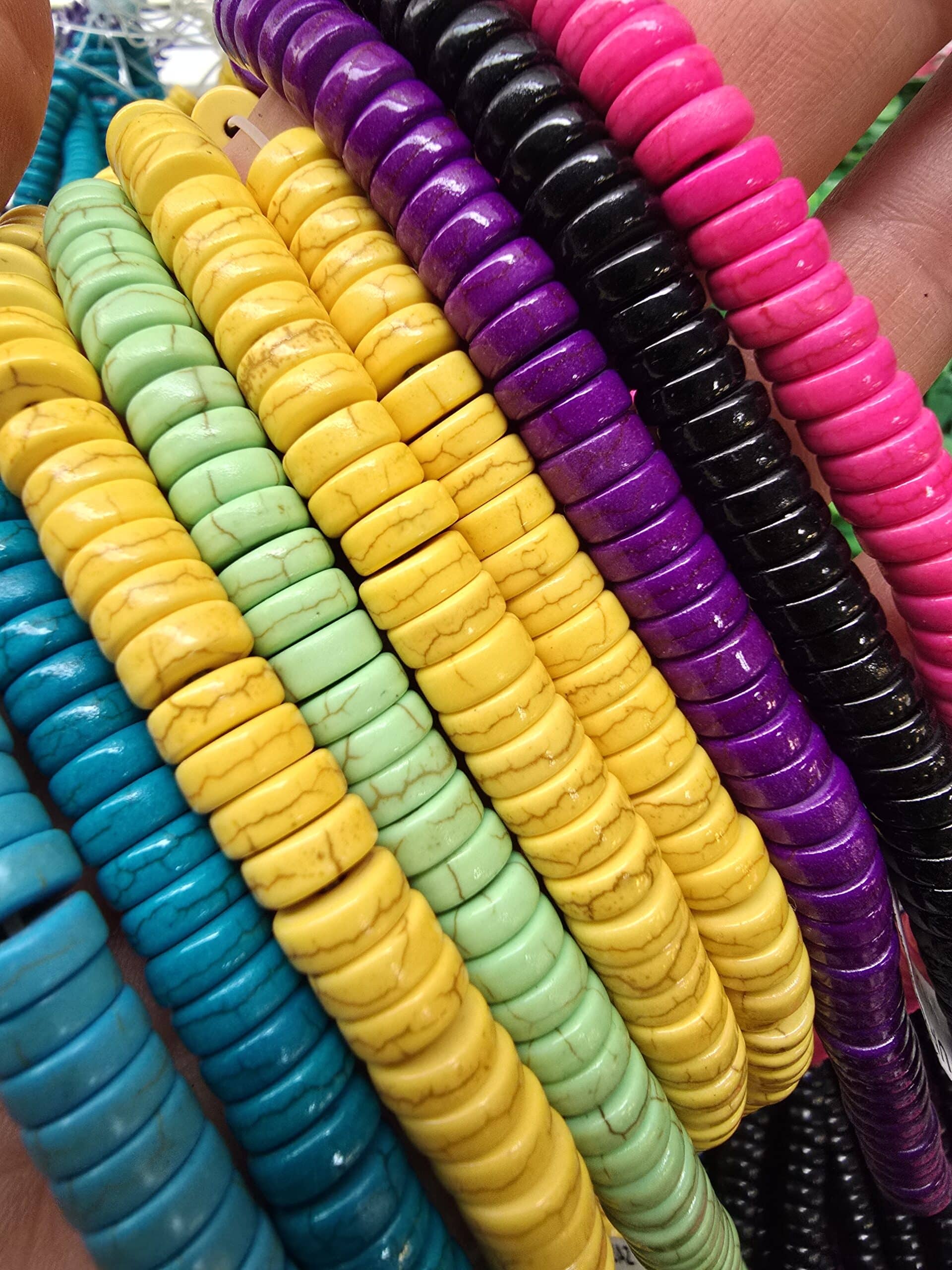 8x3 Mm Renkli Disk Turkuaz Tasi 2