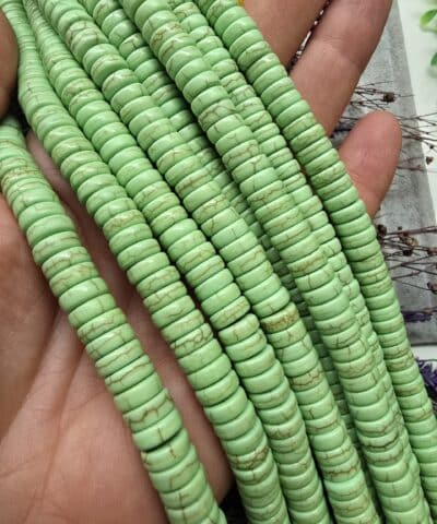 8x3 Mm Renkli Disk Turkuaz Tasi 504