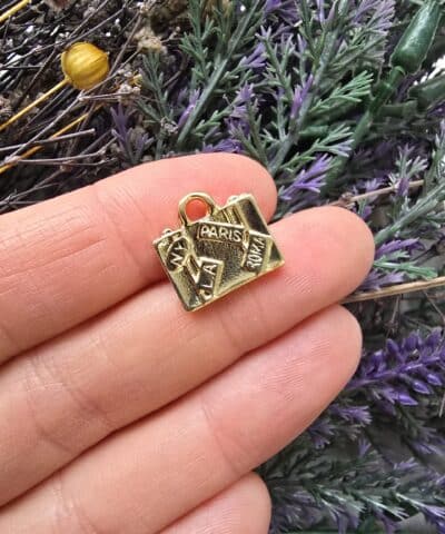 Bavul Carm Kolye Ucu Gold