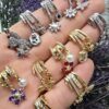 Charm Sallantili Zirkon Tasli Koyle Ve Bileklik Uclari 2