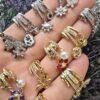 Charm Sallantili Zirkon Tasli Koyle Ve Bileklik Uclari 3