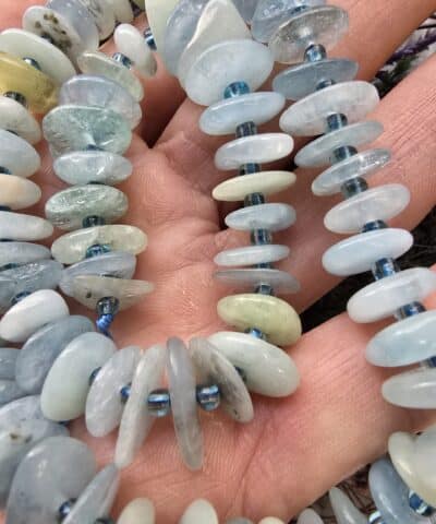 Disk Dogal Akuamarin Tasi 3