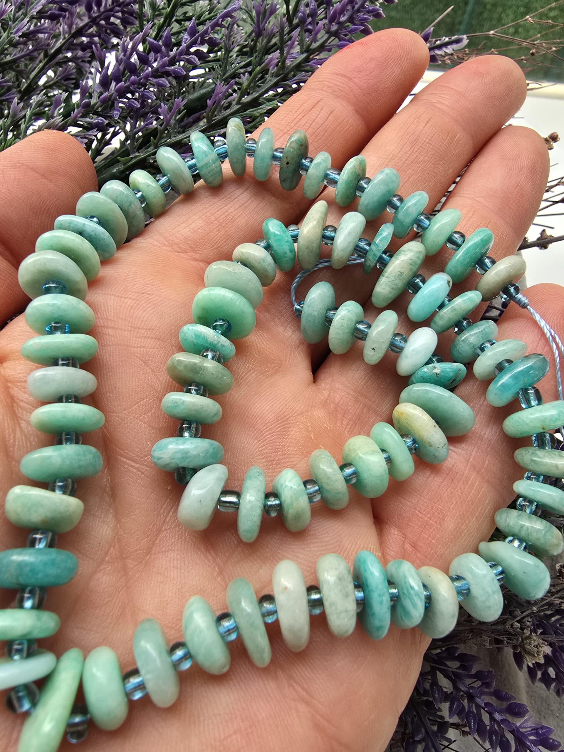 Disk Dogal Amazonit Tasi 2