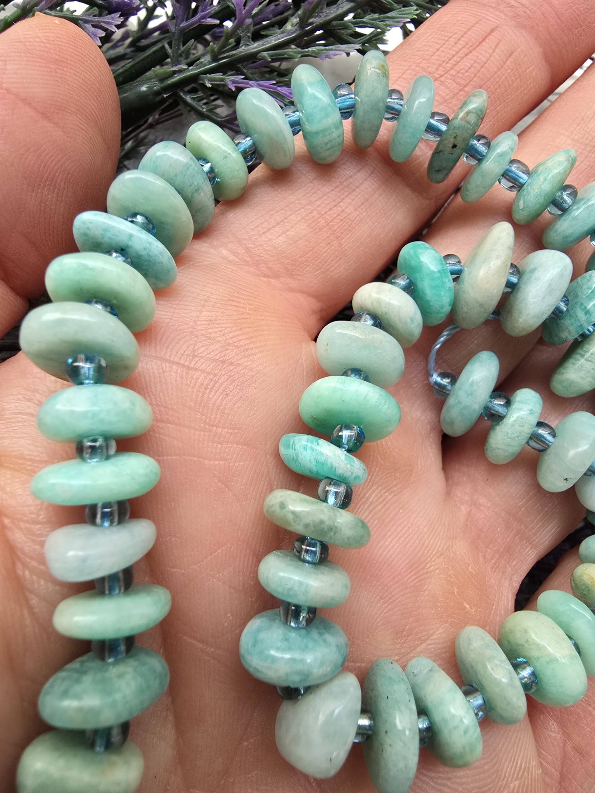 Disk Dogal Amazonit Tasi 3