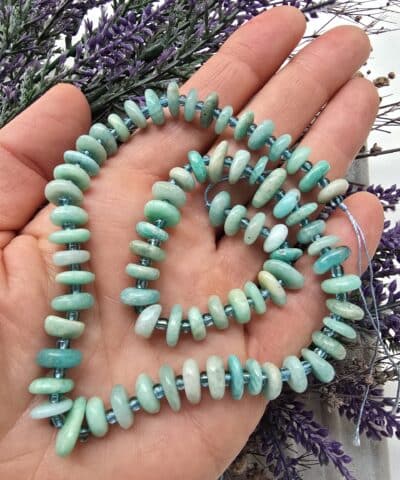 Disk Dogal Amazonit Tasi