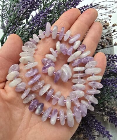 Disk Dogal Ametist Tasi