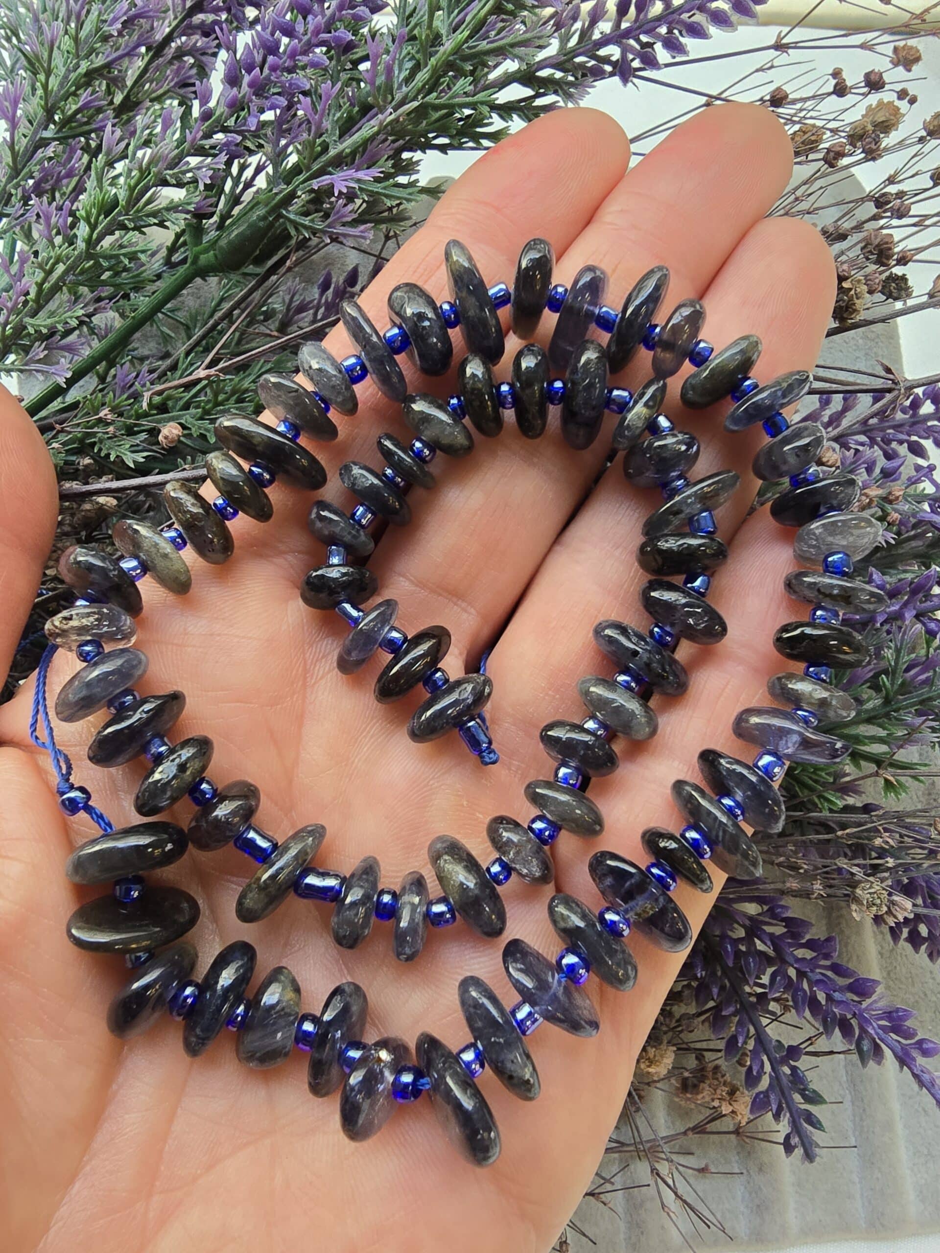 Disk Dogal İyolit Tasi 2