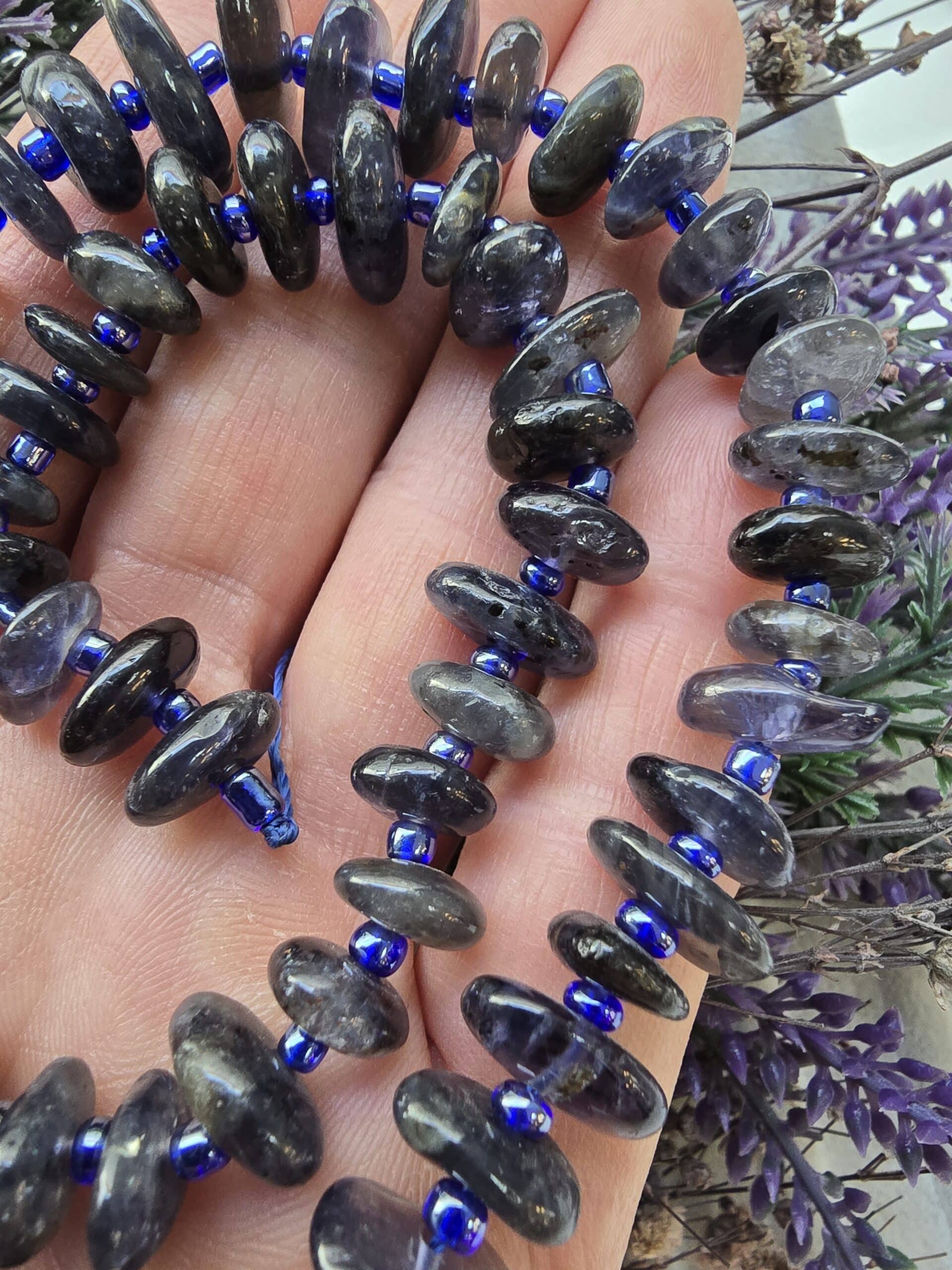 Disk Dogal İyolit Tasi 3