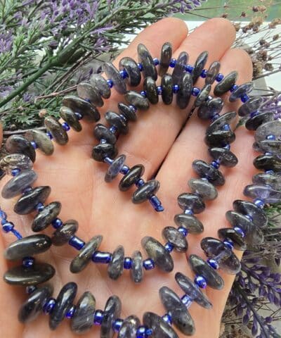 Disk Dogal İyolit Tasi